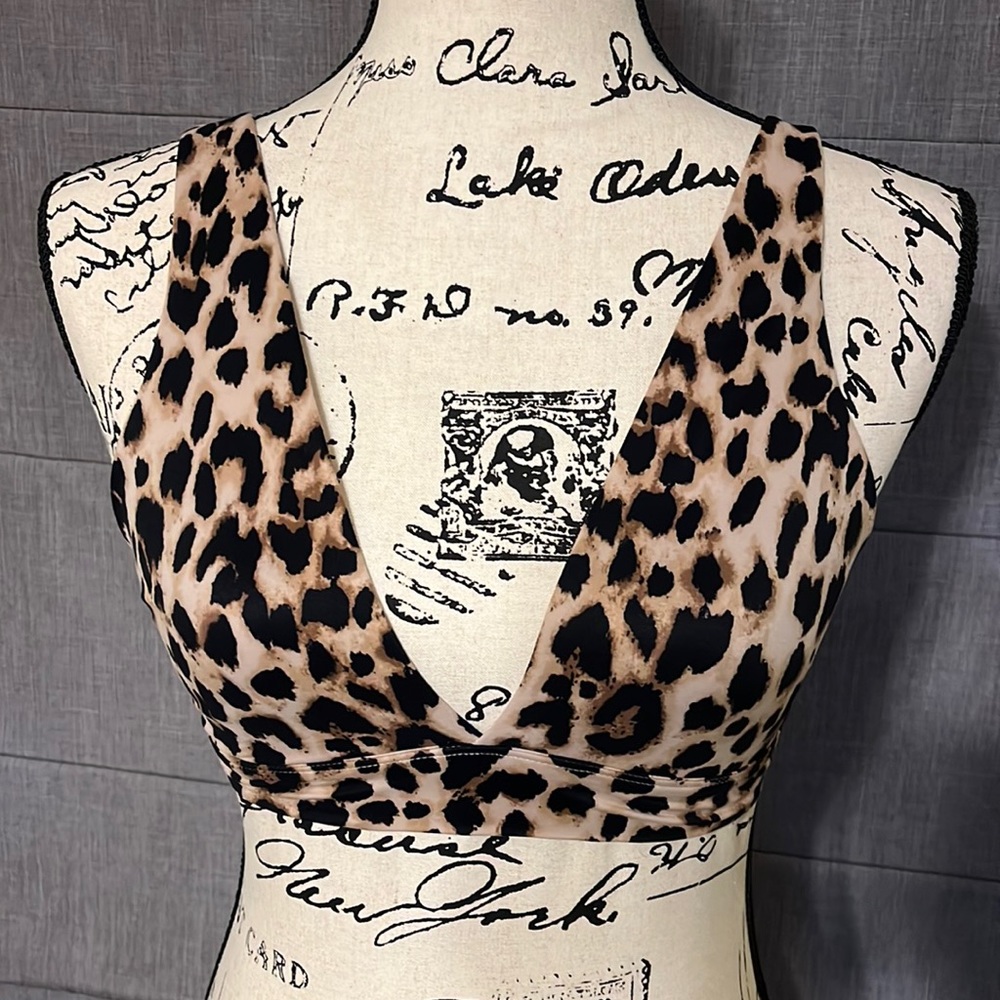 Victoria secret leopard print bralette size S